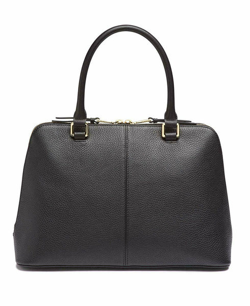 Calvin Klein Blanche Pebble Leather Dome Satchel $248